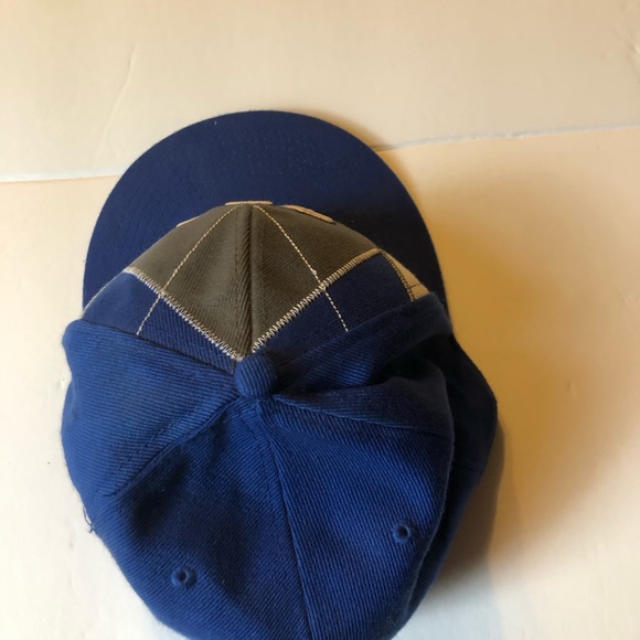 New York Fitted Argyle Baseball Cap Hat o/s - Picture 3 of 11